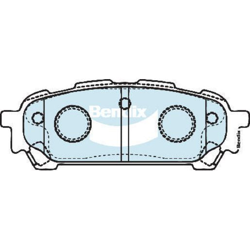 Bendix Ultimate Brake Pad Set Rear DB1672 ULT