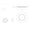 DBA T3 5000 Replacement Brake Rotor Single 320mm Front
