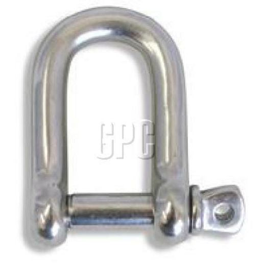 Trojan D Shackle 8mm Stainless 375008