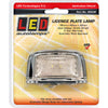 LED Autolamps Licence Plate Lamp with Chrome Bracket and