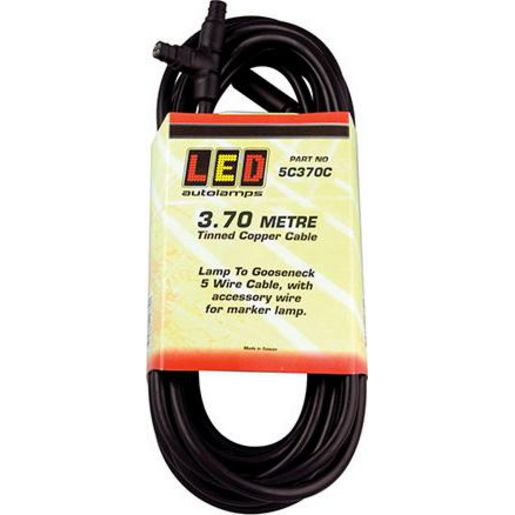 LED Autolamps Trailer Cable Lamp to Gooseneck 3.7m Cable