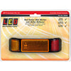 LED Autolamps Side Marker with Reflector Red/Amber