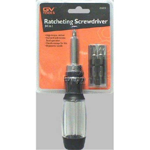 GV Tools Ratchet Driver Set 14 Piece GV032