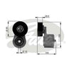 Gates Automatic Belt Tensioner 38246