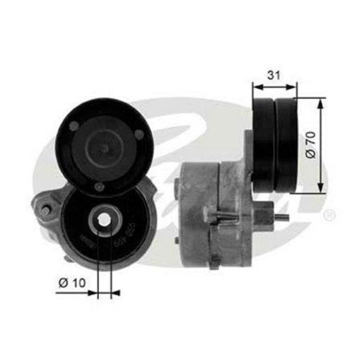 Gates Automatic Belt Tensioner 38451