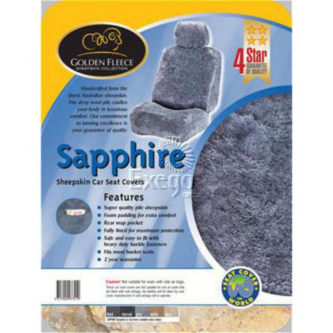 Sapphire Sheep Skin Sapphire Seat Cover Set 30/50