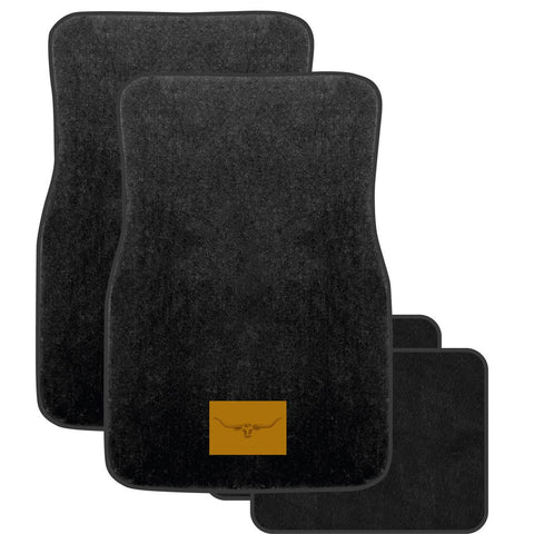 R.M. Williams Carpet Floor Mat Set Front & Rear Black