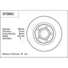 TRW Brake Rotor Single 280mm Front DF2806S