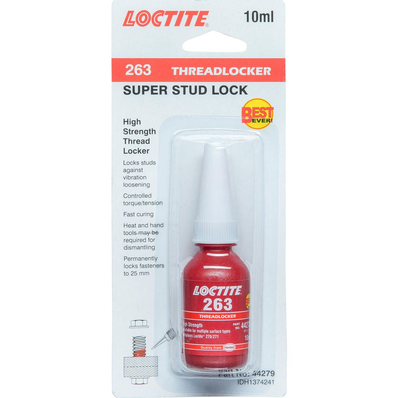 Loctite 263 Threadlocker High Strength 10ml 44279