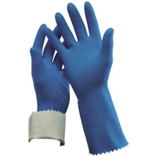 Oates Flock Lined Rubber Gloves Size 9 165819