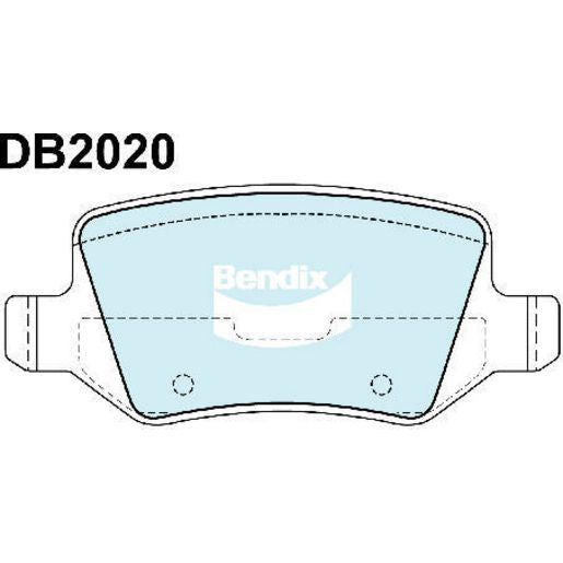 Bendix Brake Pad Set - Heavy Duty DB2020HD