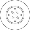 TRW Brake Rotor DF4842S