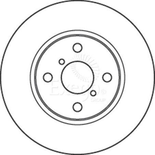 TRW Brake Rotor DF4842S