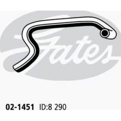 Gates Radiator Hose 02-1451