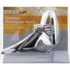 Gearup Universal Fit Door Mirror Rectangle Chrome