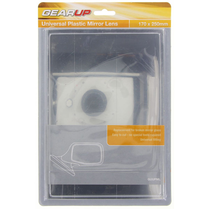 Gearup Universal Replacement Glass Mirror Guupml