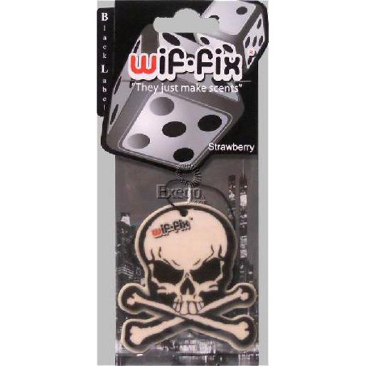 Wiffix Air Freshener Skull Black Pine Blsk