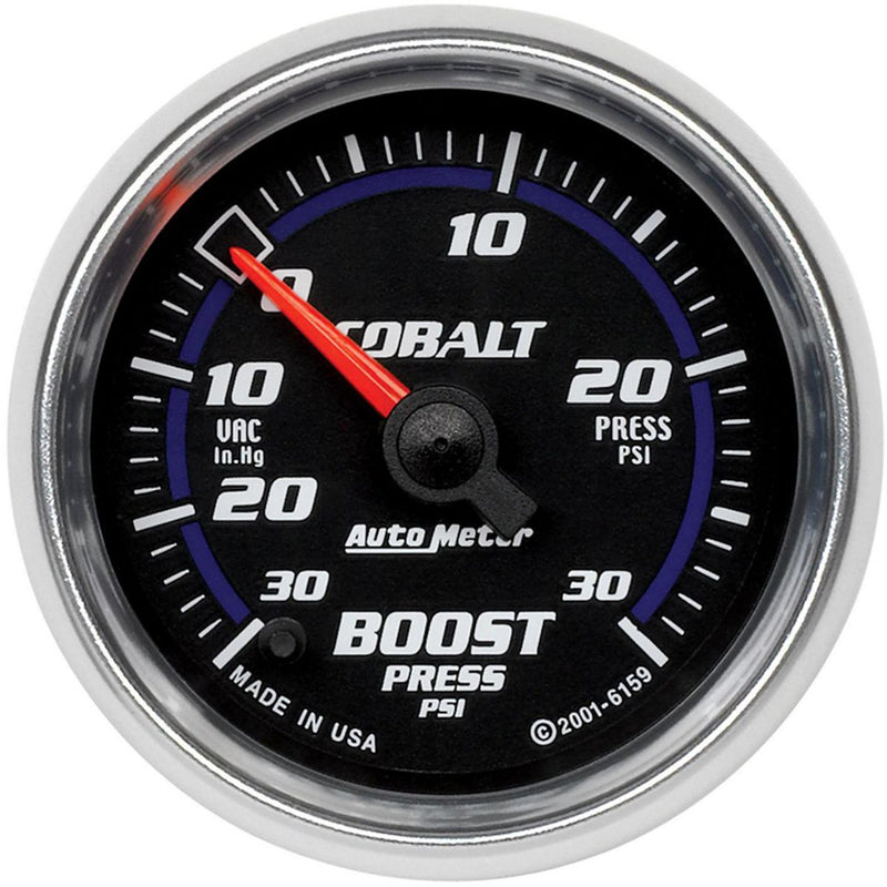 Autometer Cobalt 2-1/16in Boost/Vacuum Gauge 30in/Hg