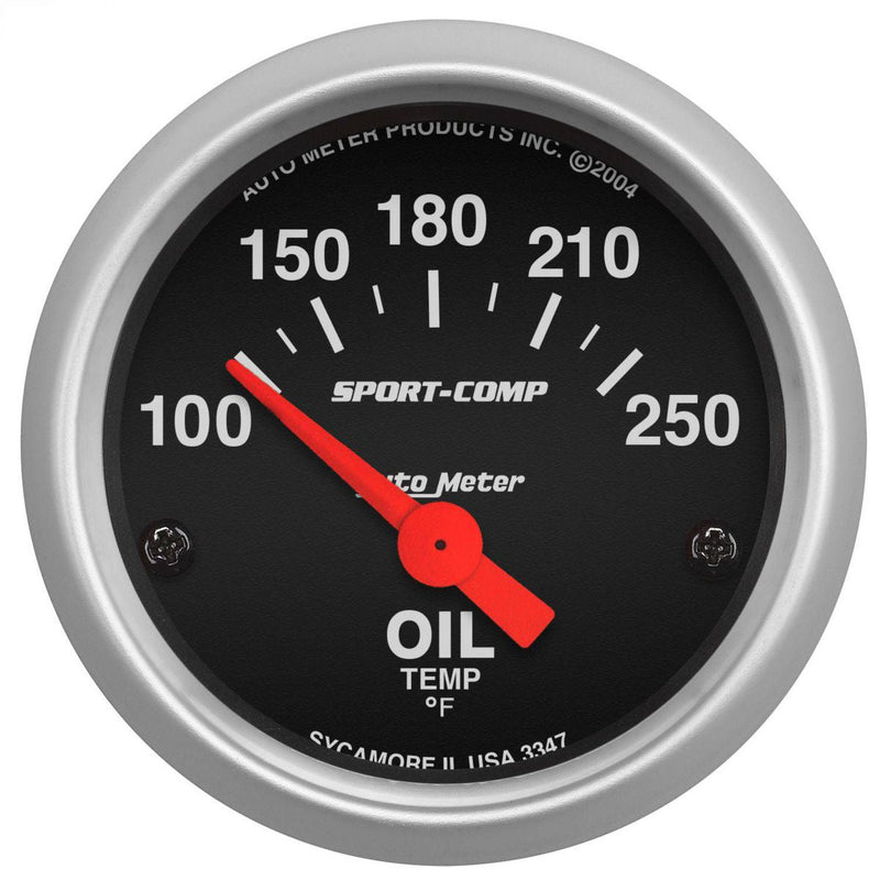 Autometer Sport Comp 2-1/16in Oil Temp Gauge 100-250F