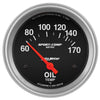 Autometer Sport-Comp 2-5/8in Oil Temp Gauge 60-170C Short