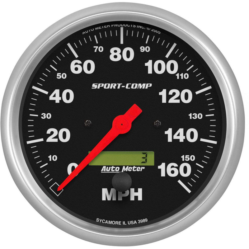 Autometer Sport-Comp 5in Speedo Gauge 160MPH Electronic