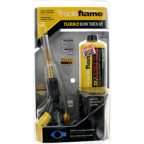 Trade Flame Turbo Blow Torch & Gas Kit 211067