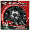 Kuan Tong Wheel Cover Set Black Chrome 14In KT100914CSPGK