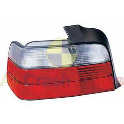 APG All Crash Black Red/Clear Tail Lamp Passenger Side