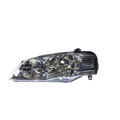 APG All Crash Chrome Halogen Head Lamp Passenger Side
