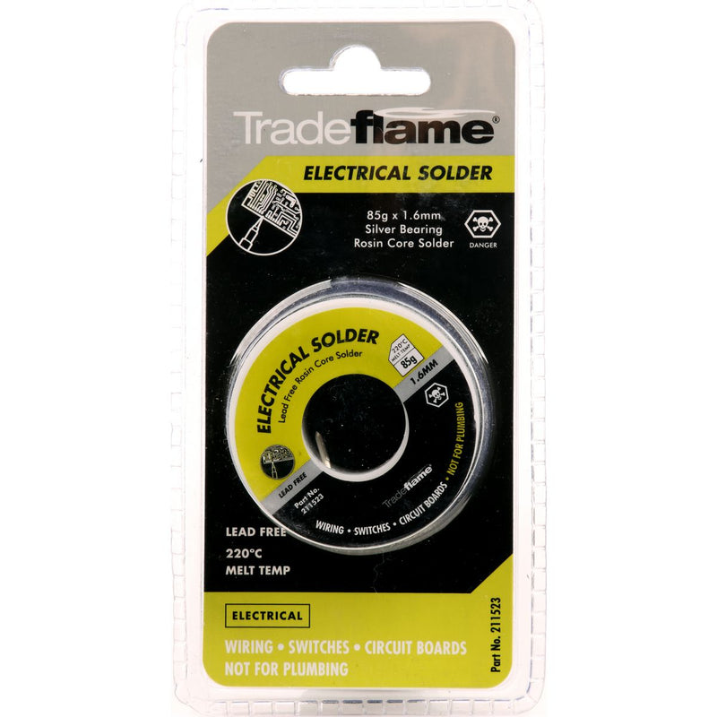 Trade Flame Resin Core Solder 85gm 211523