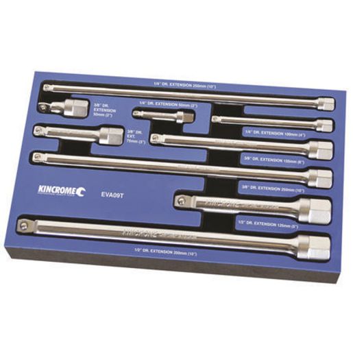 Kincrome Extension Bar Set 9Pc 1/4In 3/8In 1/2In Drive