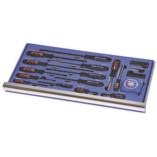 Kincrome Eva Tray Screwdriver Set 34Pc EVA14T