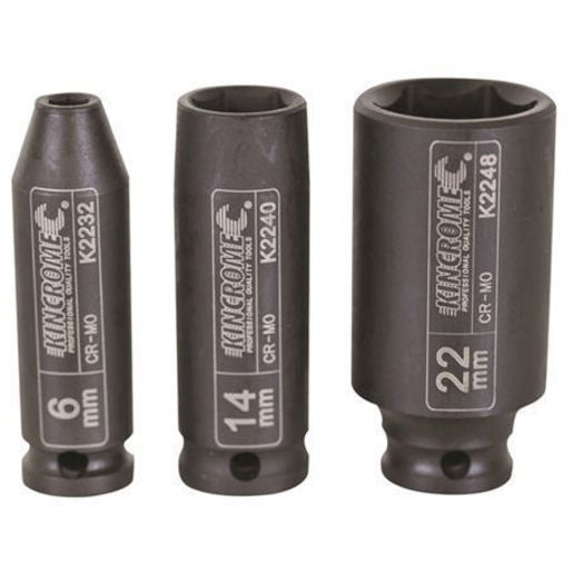 Kincrome Deep Impact Socket 13Mm 3/8In Drive K2239