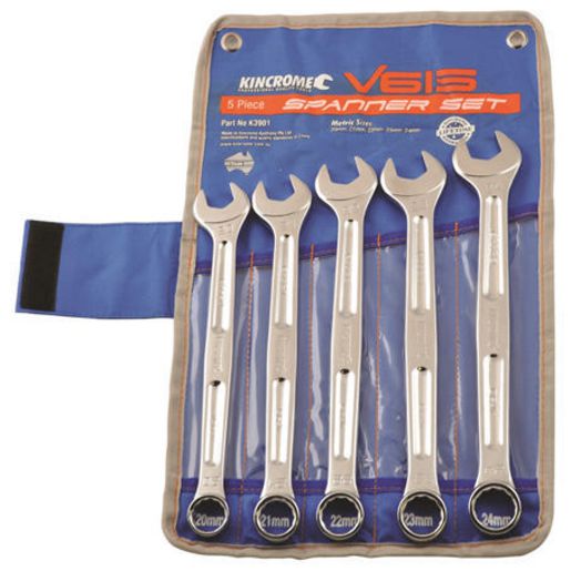 Kincrome V615 Spanner Set 5Pc Metric K3901