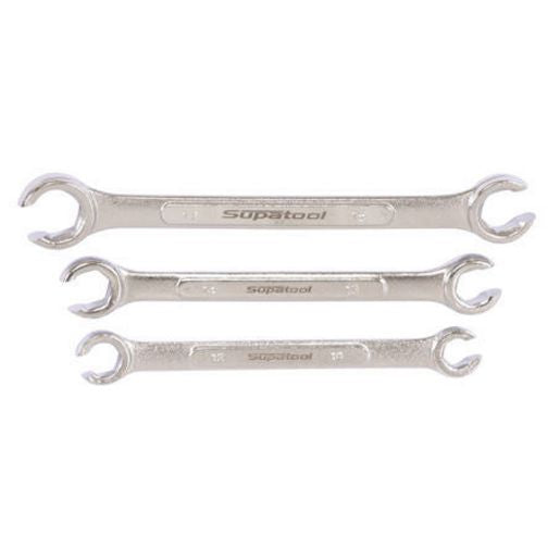 Supatool Flare Nut Spanner Set 3Pc Metric S3010