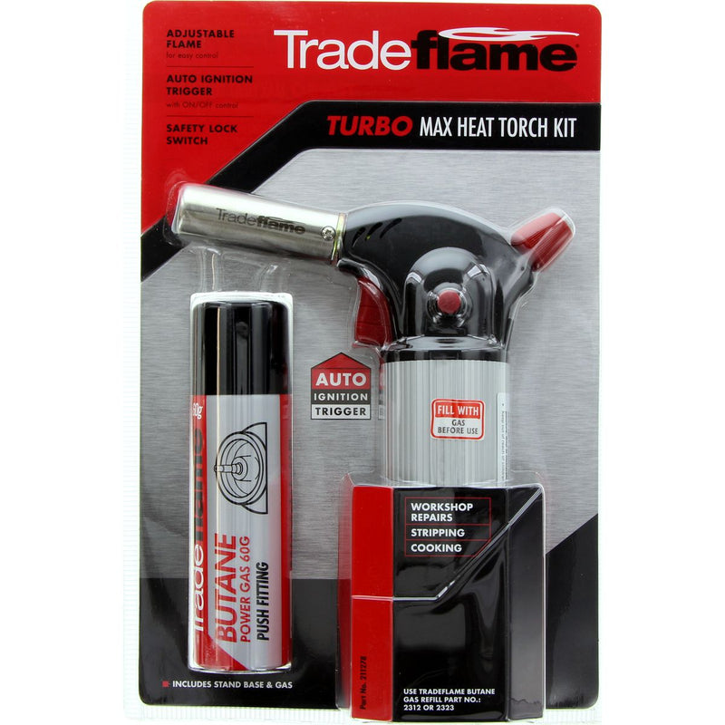 Trade Flame Turbo Max Heat Torch Kit 211278