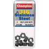 Champion Fasteners Hex Nut Self Locking Nylon Insert