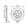 Bosch Brake Rotor Single Front BD1084