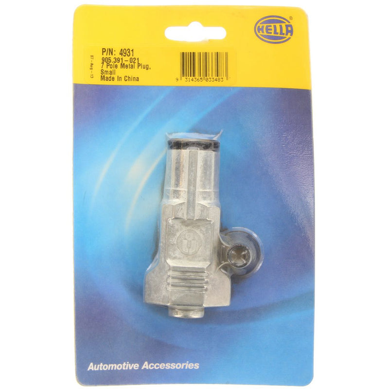 Hella Trailer Plug 7 Pin Round Small - Metal 4931