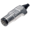 Hella Trailer Plug 7 Pin Round Small - Metal 4931