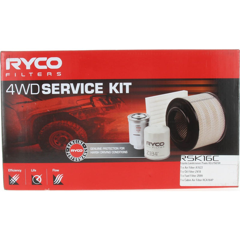 Ryco Filter Service Kit 4x4 RSK16C