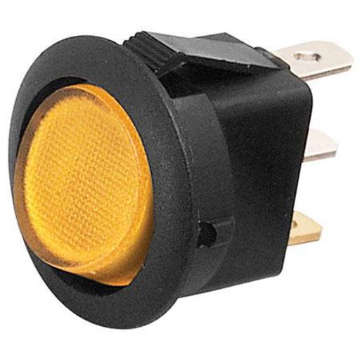 Hella Rocker Switch On/Off Spst 12V Amber Illuminated