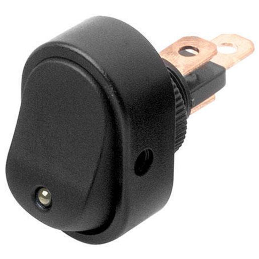 Hella Rocker Switch On/Off Spst 12V Amber Illuminated