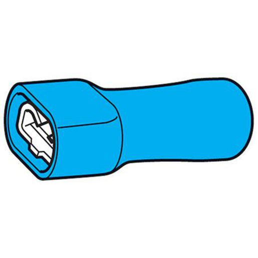 Hella Crimp Terminal Female Blade Blue Terminal Entry