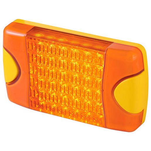 Hella Led Strobe Amber 9 To 33V Permanent Mount