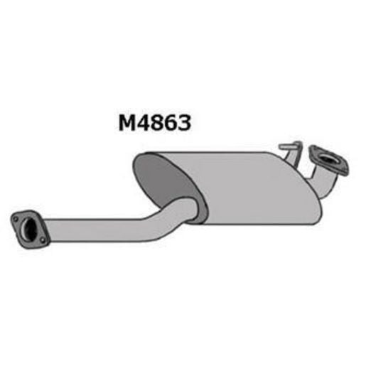 Redback Exhaust Muffler M4863