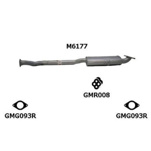 Redback Exhaust Muffler M6177