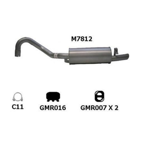 Motoline Exhaust Muffler M7812