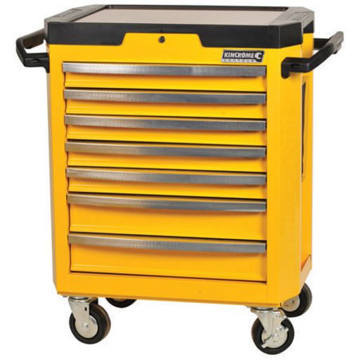 Kincrome Contour Tool Trolley 7 Drawer Wasp Yellow K7747Y