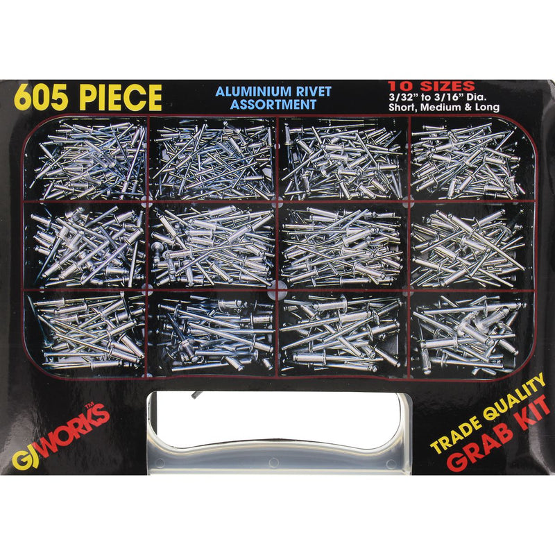 Grab Kit Aluminium Rivets GKA605